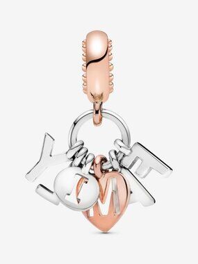 Pandora Family Letters Dangle Charm